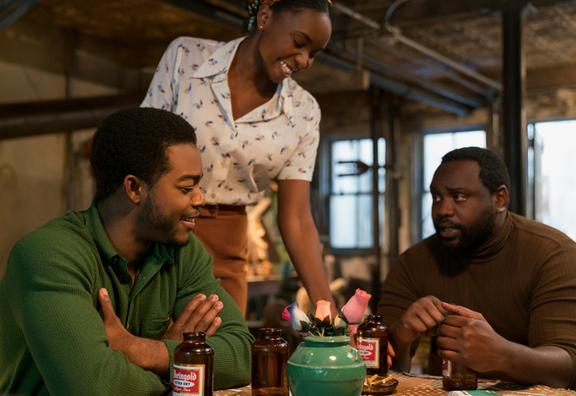 Les acteurs Stephan James, KiKi Layne et Brian Tyree Henry dans « If Beale Street Could Talk ».