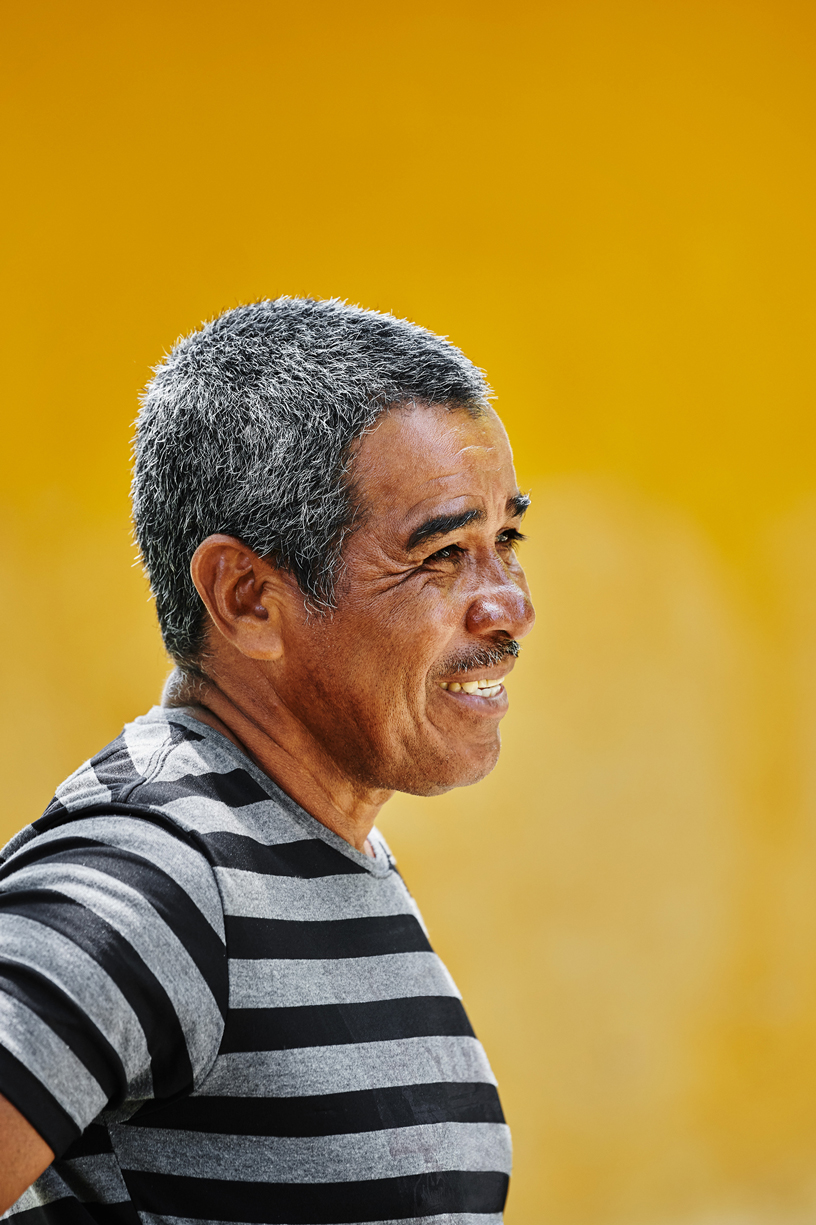 Luis Roberto Canchila Avila, président d’Asoamanglebal, une association locale pour la préservation de la mangrove à San Bernardo del Viento à Córdoba, en Colombie